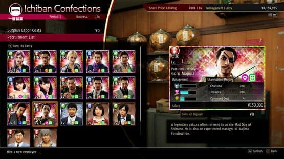 Yakuza: Like a Dragon - Management Mode Set — screenshot 1