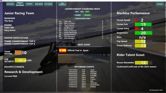 MGP Manager — screenshot 1