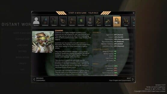 Distant Worlds 2: Factions - Quameno and Gizureans — screenshot 1