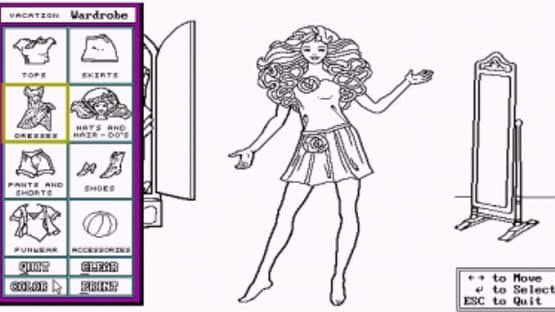 Barbie PC Fashion Design & Color — screenshot 2