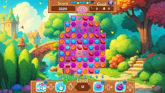 Jelly Fruits Adventure: Magic Match 3 Puzzle — screenshot 1