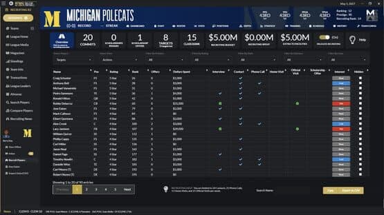 Draft Day Sports: College Football 2024 — screenshot 1