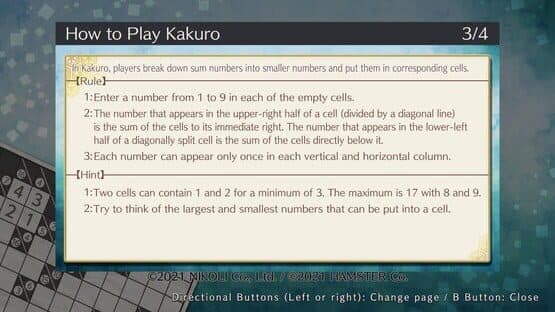 Puzzle by Nikoli W Kakuro — screenshot 4