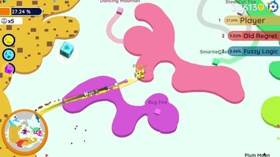 Paper io 2: Animals DLC — screenshot 1