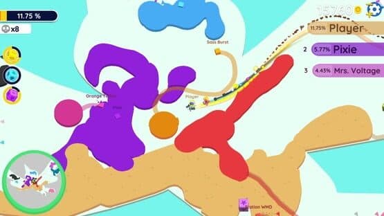 Paper io 2: Animals DLC — screenshot 5