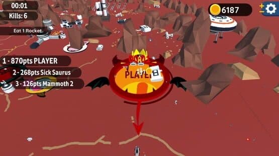 Hole io: Red Planet DLC — screenshot 6