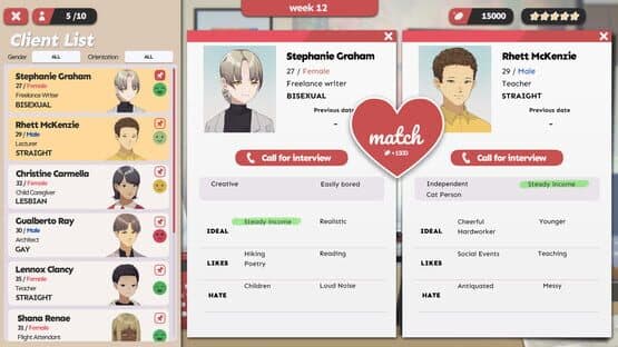 Matchmaker Agency — screenshot 5