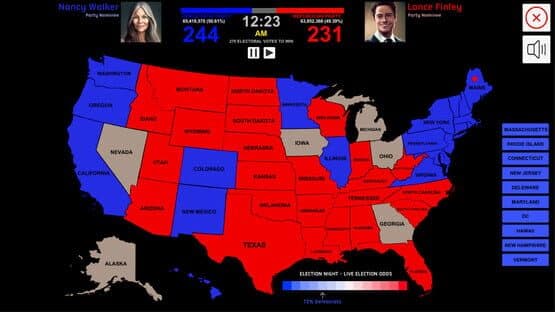 2024 U.S. Election Simulator — screenshot 1