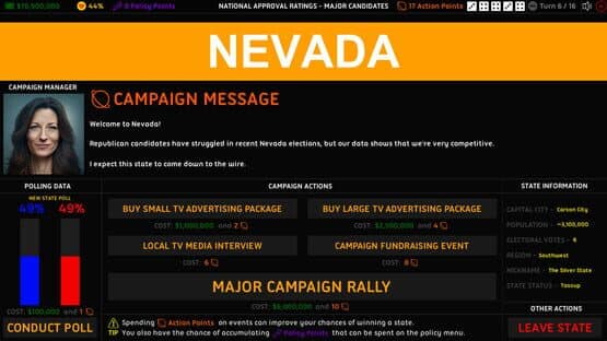 2024 U.S. Election Simulator — screenshot 2