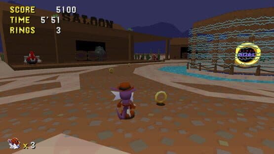 Sonic and the Gunslinger — screenshot 2