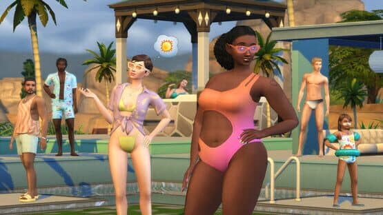 The Sims 4: Poolside Splash Kit — screenshot 1