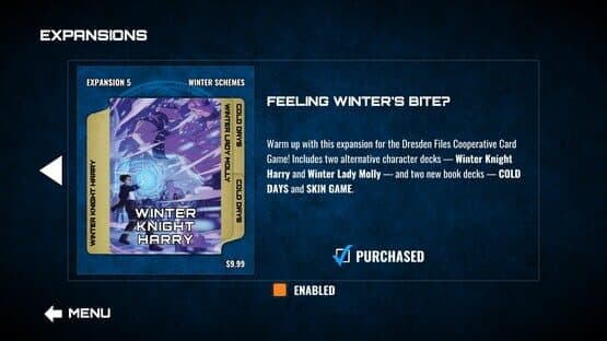 Dresden Files Cooperative Card Game: Winter Schemes — screenshot 1