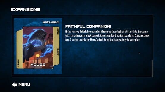 Dresden Files Cooperative Card Game: Mouse & Variants — screenshot 1