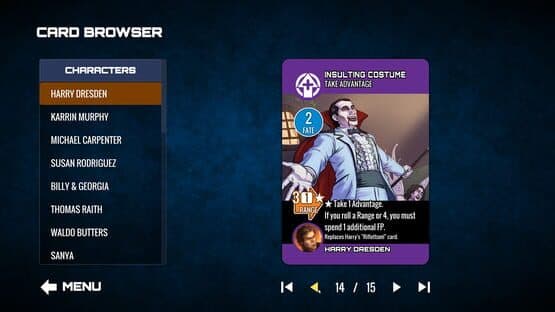 Dresden Files Cooperative Card Game: Mouse & Variants — screenshot 4