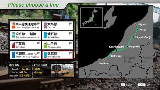 JR EAST Train Simulator: Shin-etsu Line (Naoetsu to Niigata) E129-0 series — screenshot 2