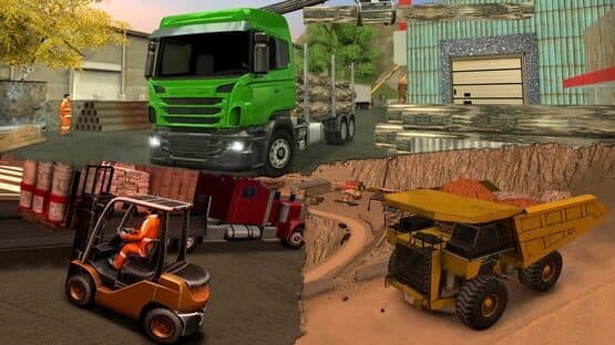 Big Vehicle Simulator Games Bundle: Truck Farming Flight Construction Bus Ship — screenshot 4
