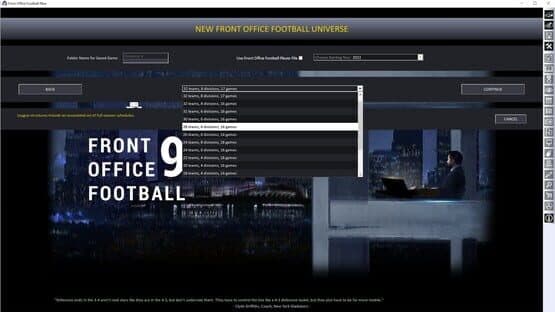 Front Office Football Nine — screenshot 1