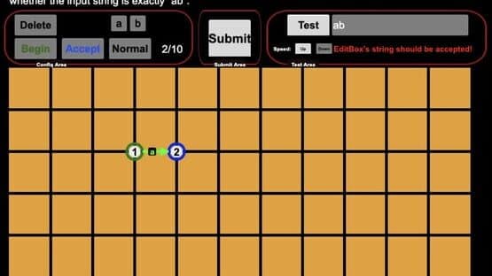 Finite State Automaton Challenges — screenshot 3