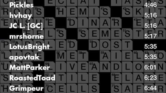 Crosswords — screenshot 1