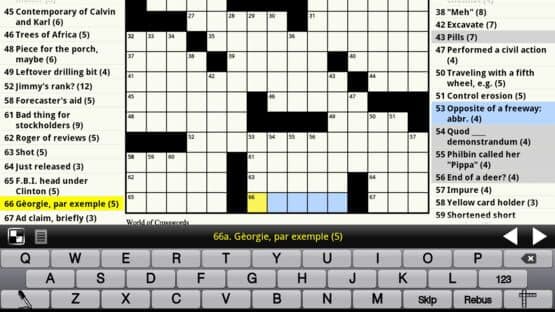 Crosswords — screenshot 2