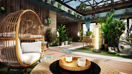 Hotel Renovator: Indoor Garden Room & Furniture Set — screenshot 1