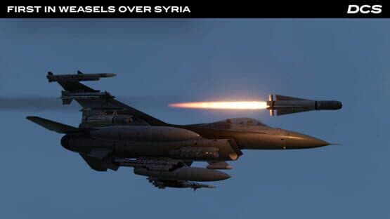 DCS World: F-16C First in Weasels Over Syria Campaign by Ground Pounder Sims — screenshot 1