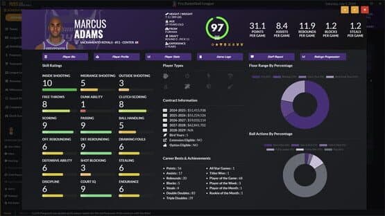 Draft Day Sports: Pro Basketball 2024 — screenshot 3