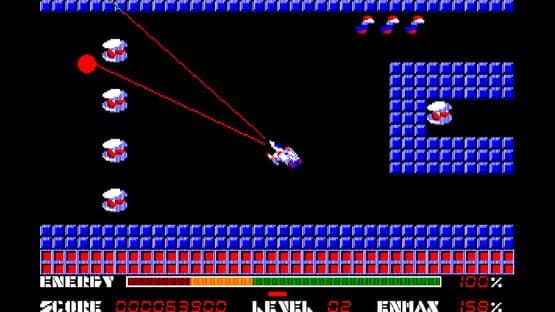 Eggconsole Thexder PC-8801mkIISR — screenshot 3