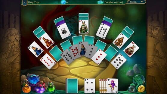 Magic Cards Solitaire 2: The Fountain of Life — screenshot 1