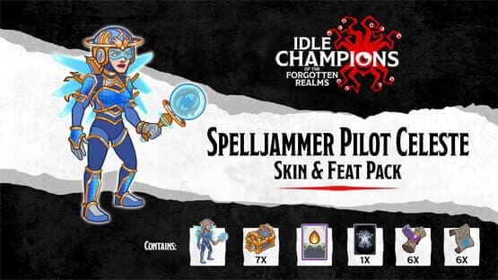 Idle Champions: Spelljammer Pilot Celeste Skin & Feat Pack — screenshot 1