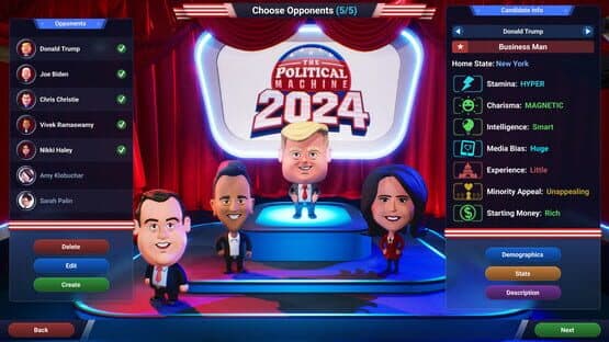 The Political Machine 2024 — screenshot 5