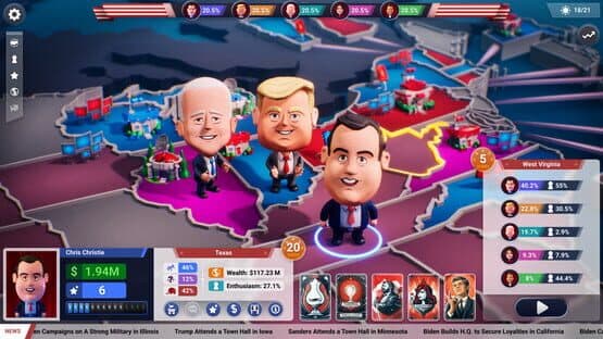 The Political Machine 2024: Cabinet of Curiosities — screenshot 1