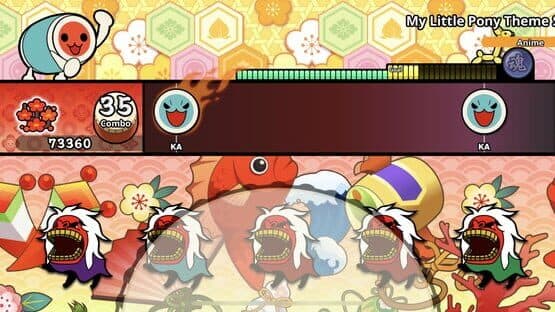 Taiko no Tatsujin: Pop Tap Beat — screenshot 2