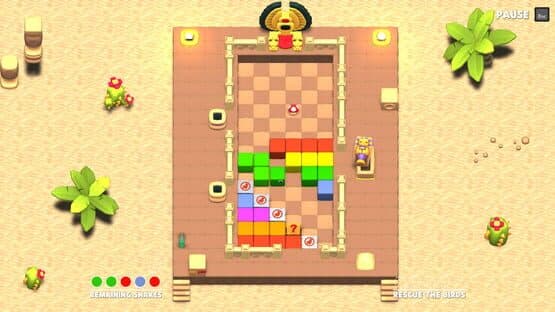 Snaketris: Rescue 'em all — screenshot 1