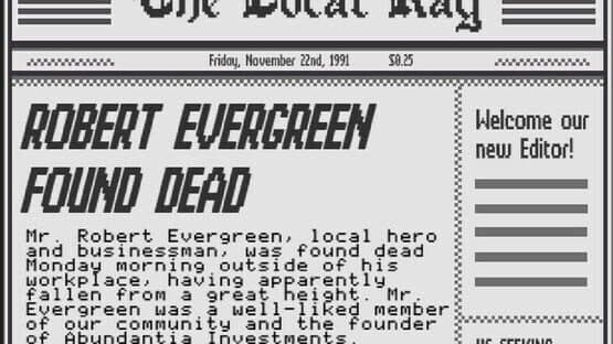 Report on the Death of Robert Evergreen — screenshot 4
