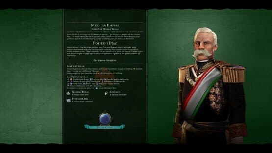 Sid Meier's Civilization VI: Porfirio Diaz Pack — screenshot 1
