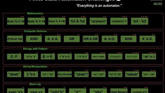 Finite State Automaton Challenges 2 — screenshot 6