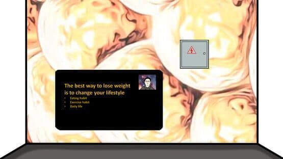 Simulator Of A Person Who Is Taking Online Course To Study How To Lose Weight — screenshot 2