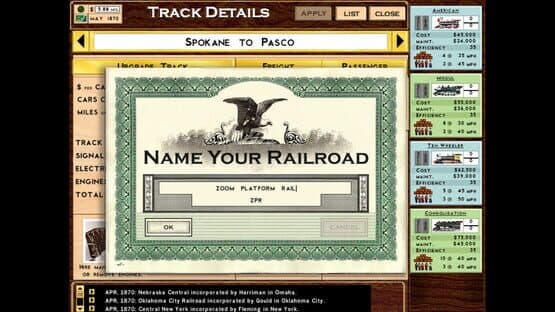 Rails Across America — screenshot 2