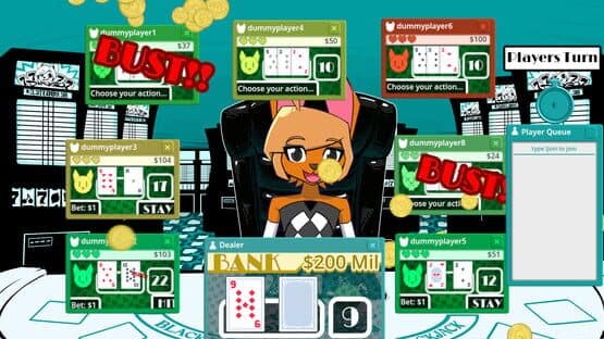 Cole Dingo's Vtuber Blackjack — screenshot 2