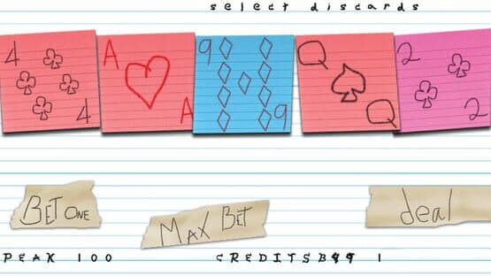 The Paper Arcade: Poker — screenshot 1