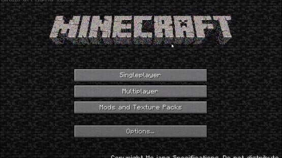 Minecraft Alpha 0.0.0 — screenshot 1