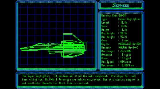 Eggconsole Silpheed PC-8801mkIISR — screenshot 3