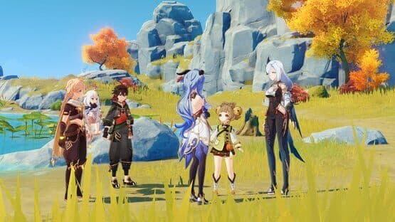 Genshin Impact: Vibrant Harriers Aloft in Spring Breeze — screenshot 1