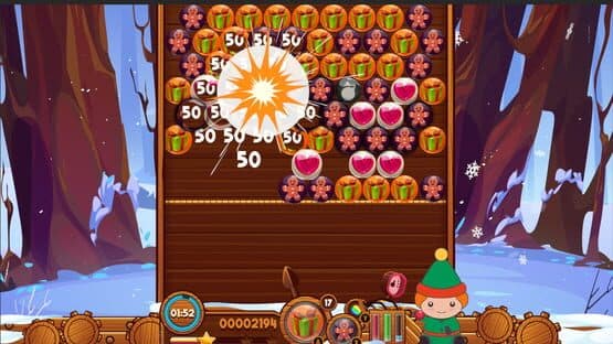 Christmas Bubble Puzzle — screenshot 1