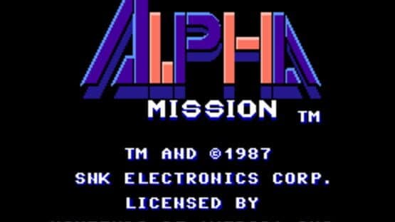 Alpha Mission — screenshot 1