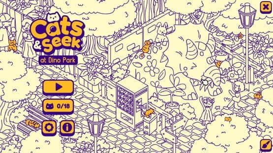 Cats and Seek: Dino Park — screenshot 1