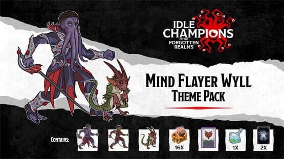 Idle Champions: Mind Flayer Wyll Theme Pack — screenshot 1