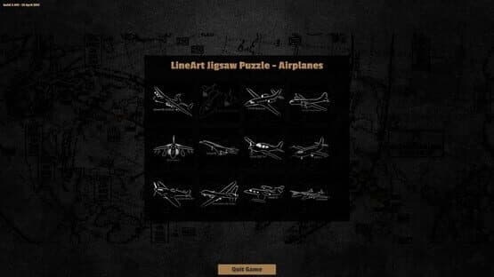LineArt Jigsaw Puzzle: Airplanes — screenshot 1