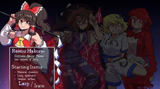 Touhou Lensed Night Sky, Kaseigai — screenshot 2